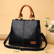 Large Capacity Satchel Bag – PU Leather Crossbody Tote | OWNLUXE