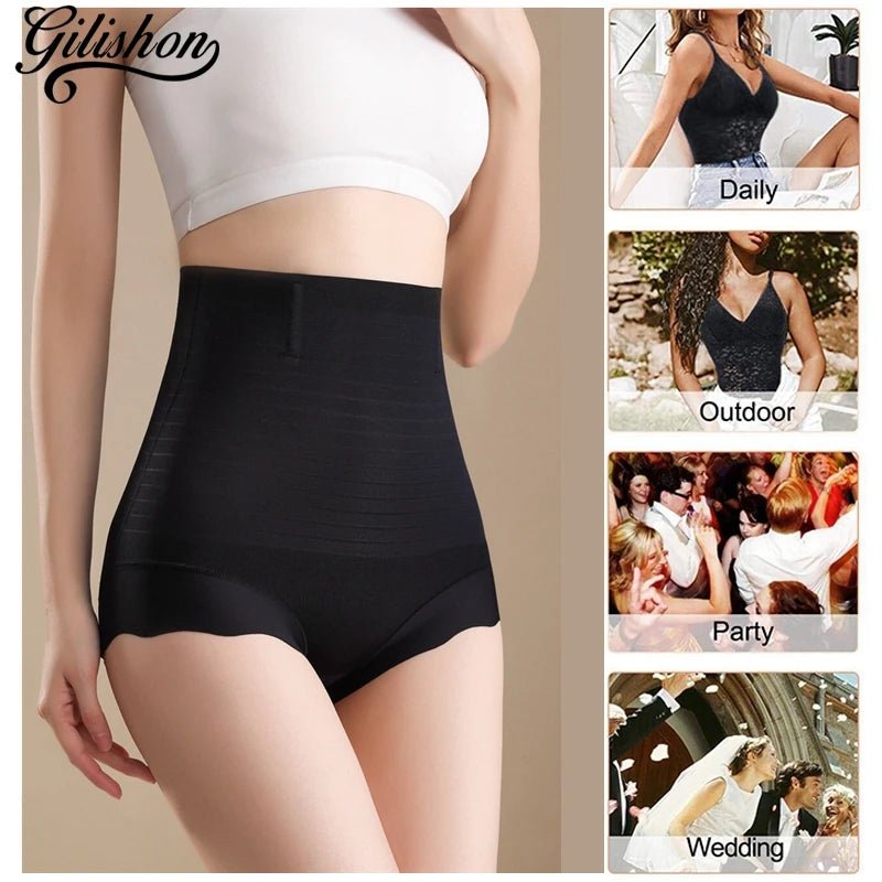 Firm-Control High-Waist Shaping Shorts – Thin, Breathable Fit