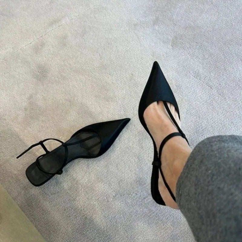 Women's Pointed Toe Low Heel Pumps – Shop at OWNLUXE