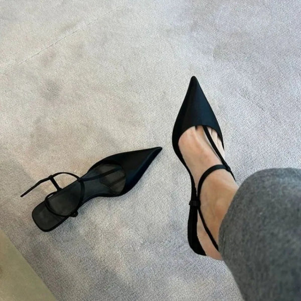 Women's Pointed Toe Low Heel Pumps | OWNLUXE