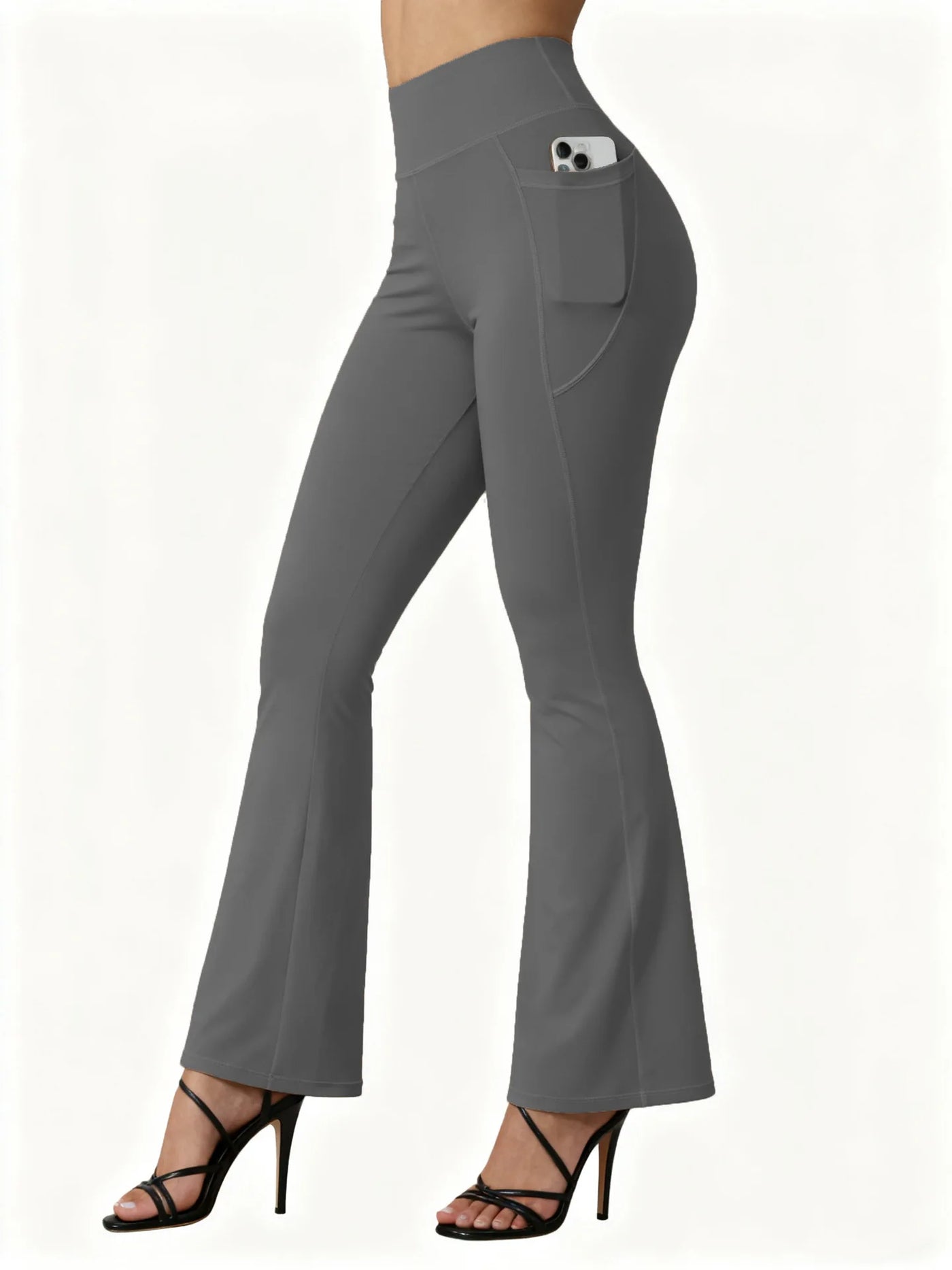 High-Waist Flared Yoga Butt-Lifting Leggings | OWNLUXE