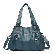 Stylish Patchwork Tote Bag - Soft Microfiber & Chic Sequins