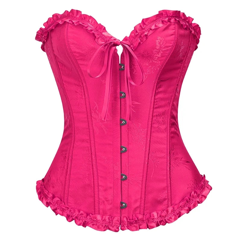 Ruffle Overbust Push-Up Top | OWNLUXE
