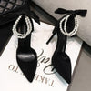 Women's High-Heel Pointed-Toe Pumps (Black) | OWNLUXE