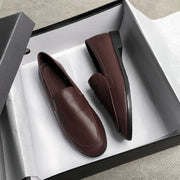 Women's Leather Vintage Loafers (Black) – Shop at OWNLUXE