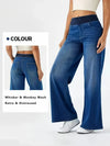 Women's Straight Leg Ribbed Pants | OWNLUXE