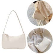 Retro Bow Casual Tote - Structured PU Leather Shoulder Handbag | OWNLUXE