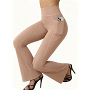 High-Waist Flared Yoga Butt-Lifting Leggings | OWNLUXE