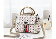 Luxury Designer Shoulder Bag - Printed Monogram Tote