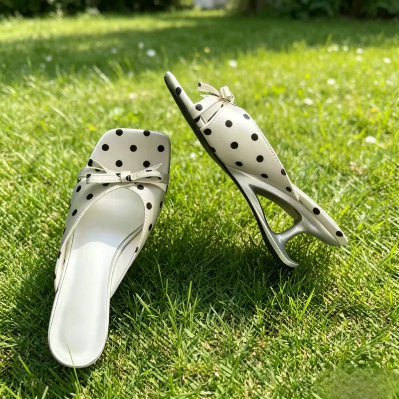 Women's Square Toe Retro Slippers – Shop at OWNLUXE