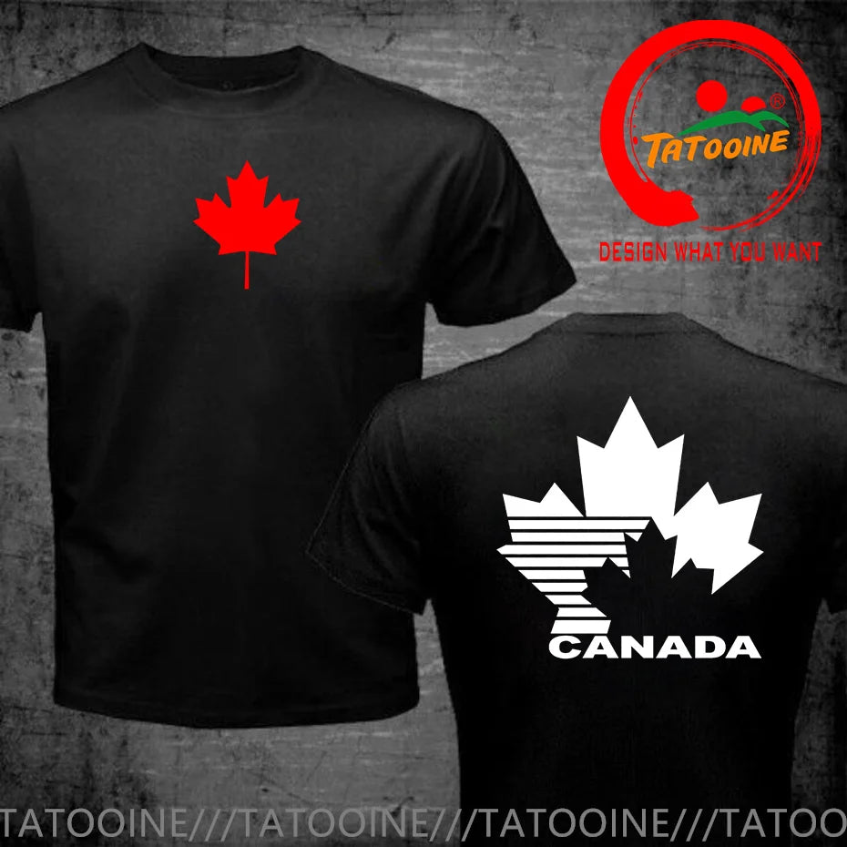 Canada Day Graphic T-Shirt | Maple Leaf & Flag Tee | OWNLUXE