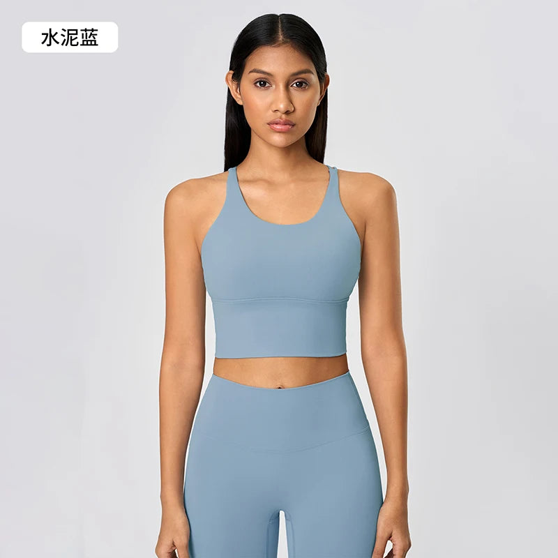 Supportive Nylon Push-Up Sports Bra | OWNLUXE