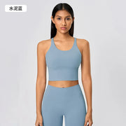 Supportive Nylon Push-Up Sports Bra | OWNLUXE