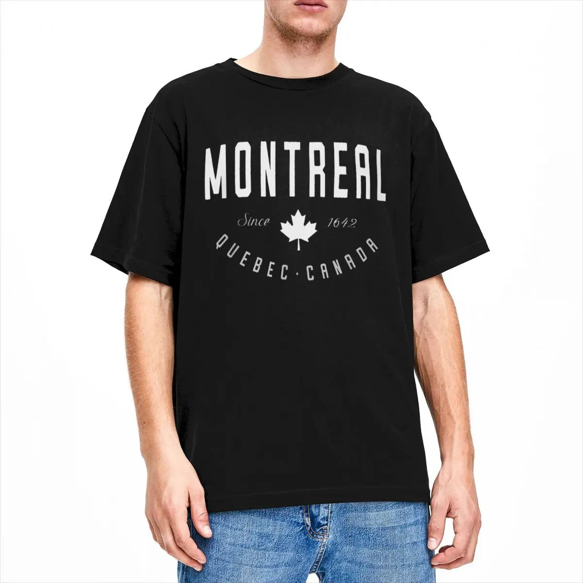 Montreal Quebec Canada T-Shirt – Maple Leaf Souvenir Tee