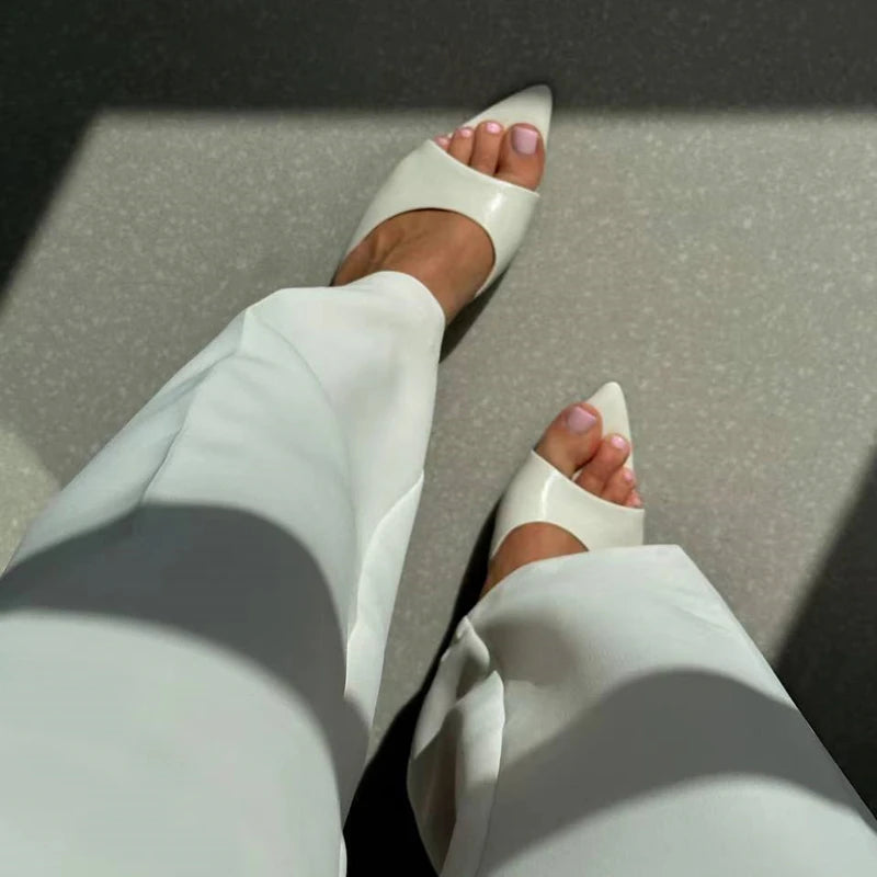 Women's High-Heel Open-Toe Pumps | OWNLUXE
