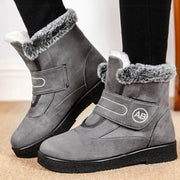 Warm Fur Ankle Boots - Women's Elegant Winter Snow Booties