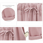 Load image into Gallery viewer, Cotton Linen Pants - Elastic Waist Ankle Length Casual Trousers
