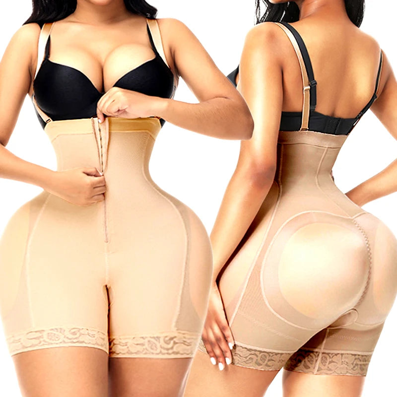 Padded Hip Enhancer Bodysuit Butt Lifter Shapewear