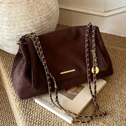 Suede Vintage Crossbody Bag – Shop at OWNLUXE