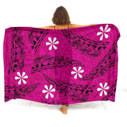 Floral Polynesian Swim Cover-Up | OWNLUXE