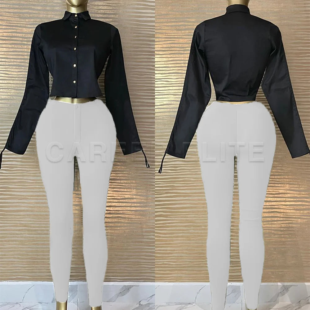 High-Waist Skinny Push-Up Leggings | OWNLUXE
