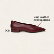 Women's Pointed Toe Leather Pumps – Shop at OWNLUXE