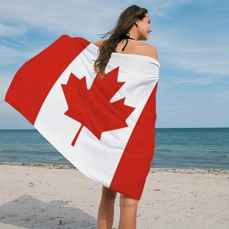 Canada Beach Flag | OWNLUXE