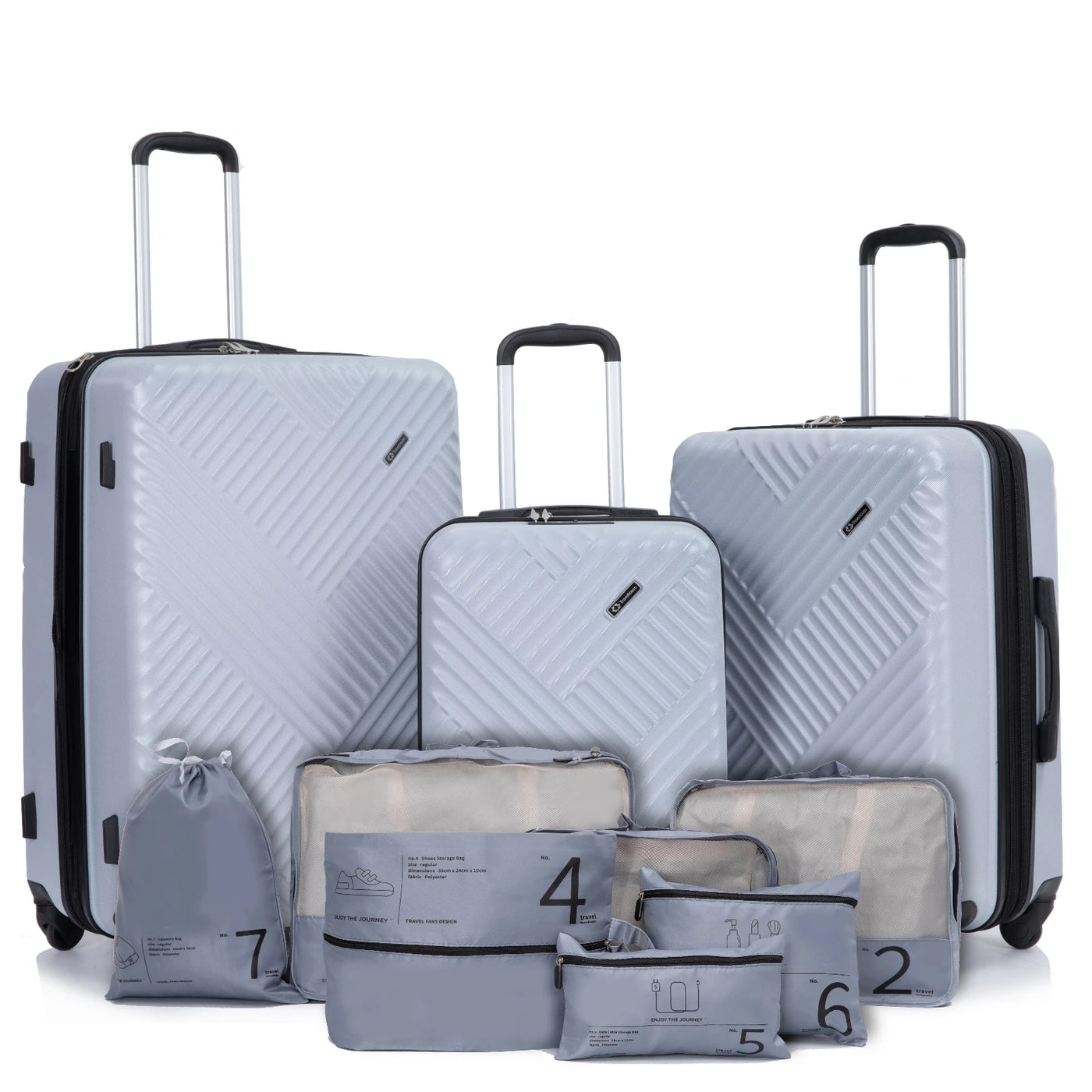 Travelhouse Spinner Luggage Set – Lightweight PC Suitcases