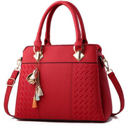 Embroidered Soft Satchel Bag – Elegant Everyday Handbag