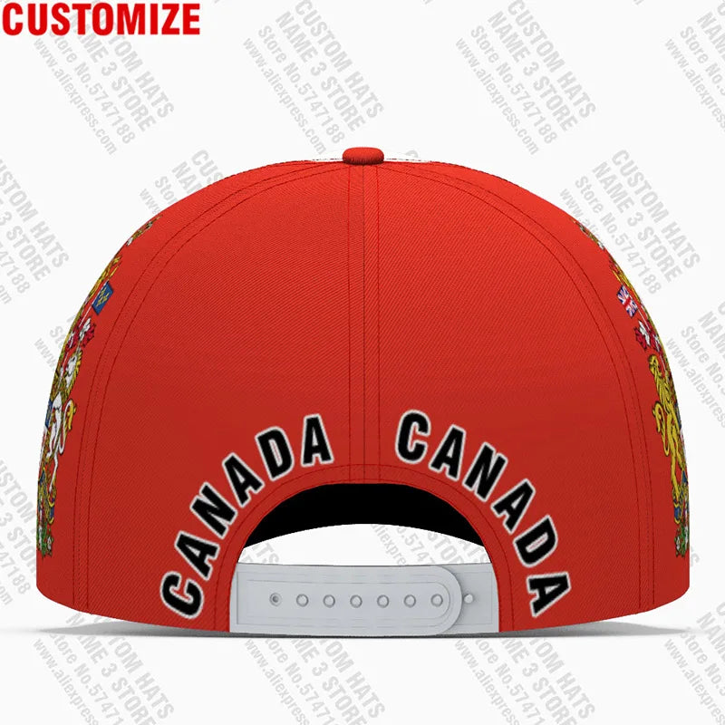 Canada Custom Baseball Cap — Name, Number & Maple Leaf | OWNLUXE