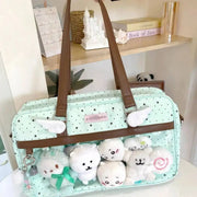 Spacious Lace Transparent Display Ita Bag – Shop at OWNLUXE