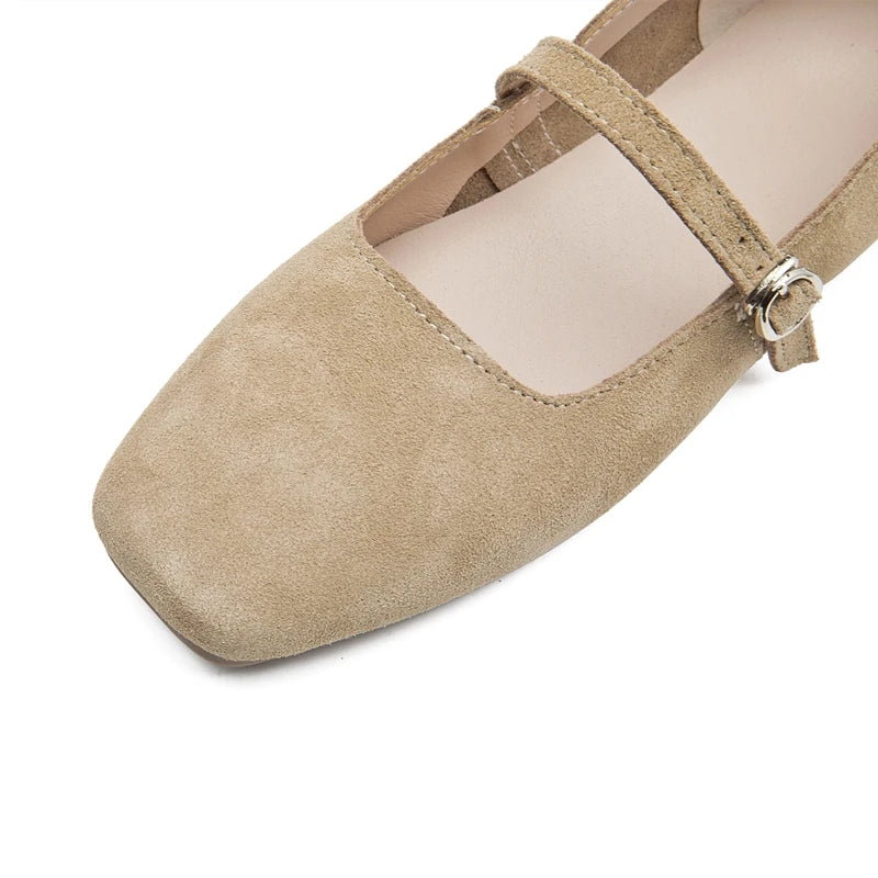 Women's Leather Flats (Yellow) – Shop at OWNLUXE