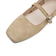 Women's Leather Flats (Yellow) – Shop at OWNLUXE