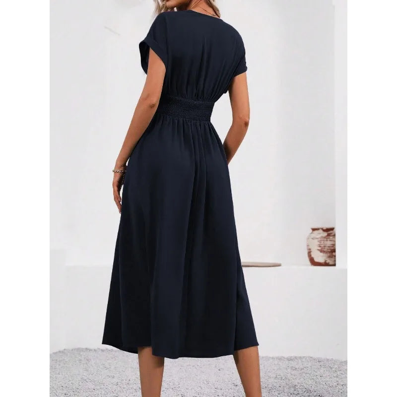 Women's V-Neck Dress | OWNLUXE
