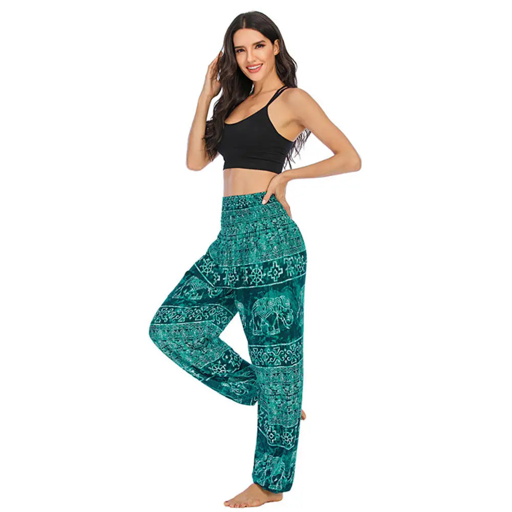 Women’s High-Waist Floral Bloomers – Loose, Lightweight & Boho
