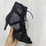 Women's Open-Toe Ankle-Strap Lace-Up Pumps | OWNLUXE