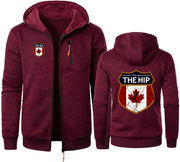 Leaves Canada Since 1984 Jacquard Hoodie – Canadian Fleece Sweatshirt | OWNLUXE