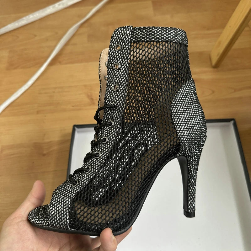 Women's Mesh Plus Size Heels | OWNLUXE