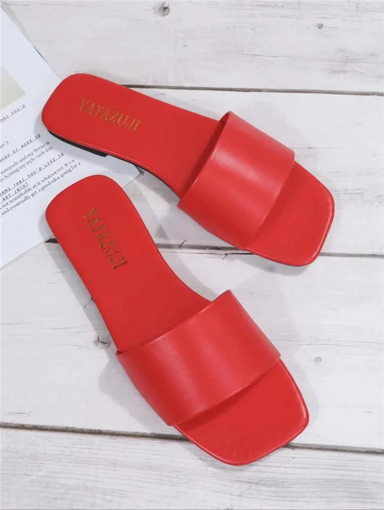 Women’s Platform Slide Slippers – Cushioned Outdoor Comfort