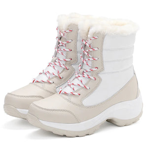 Women’s Winter Wedge Snow Boots | Bottes de Neige d’Hiver à Talon Compensé pour Femmes