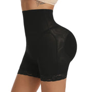High Waisted Padded Butt Lifter Shapewear - Tummy Control Panty