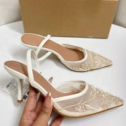 Women's High Heel Mesh Pumps – Shop at OWNLUXE
