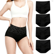 Women's High-Waist Tummy Control Cotton Briefs | Full Coverage | OWNLUXE