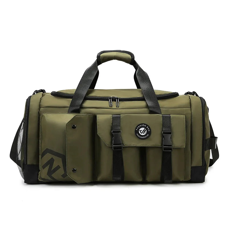 Men’s Travel Duffel Bag – Multifunctional Oxford Weekender