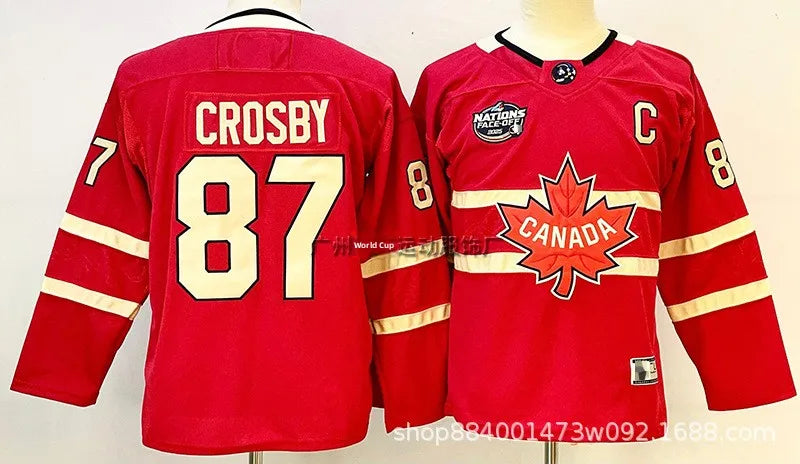 Canada Team Ice Hockey Jersey – Embroidered Training Uniform