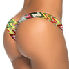 Women Brazilian Print Bikini Bottom Thong Bathing Beach | OWNLUXE