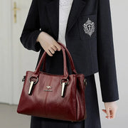 VANDERWAH 3-Layer Designer Shoulder Bag - Luxury Crossbody Tote | OWNLUXE