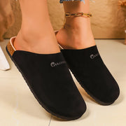 Women's Closed Toe Plus-Size Vintage Slippers – Shop at OWNLUXE