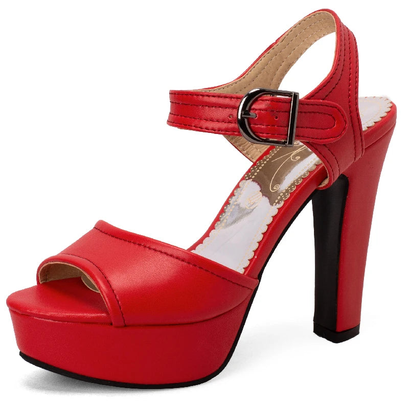 Women's Ankle Strap Platform Heels | OWNLUXE
