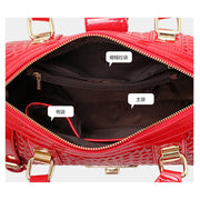 Genuine Leather Boston Bag | OWNLUXE